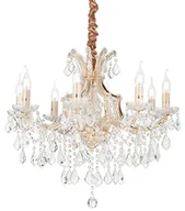 Lampy sufitowe - Ideal Lux Lampa wisząca Napoleon kol złoty 167398) - miniaturka - grafika 1