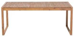 Beliani Zestaw ogrodowy drewniany stół i 8 krzeseł z poduszkami niebieskimi SA - Meble ogrodowe - miniaturka - grafika 5