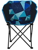Meble turystyczne - Portal Club House  wytrzymały krzesło kempingowe do 100 kg, krzesło fotel krzesło składane ogólnego w-wzornictwo, lekki i odchylana Festival PT-CH-HCLUB - miniaturka - grafika 1