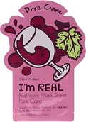 Maseczki do twarzy - TONY MOLY TONY MOLY I'm Real Red Wine Zwężająca Pory Maska w Płachcie TONY-1855 - miniaturka - grafika 1