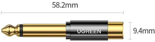 Ugreen Ugreen przejściówka adapter jack 6,35 mm (męski) na RCA (żeński) złoty (AV169) hurtel-81872-0 - Adaptery i przejściówki - miniaturka - grafika 10