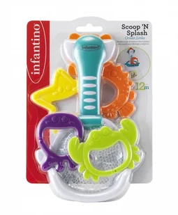 Zabawka do kąpieli Koszykówka kąpielowa z gryzaczkiem Infantino B-Kids - Grzechotki dla dzieci - miniaturka - grafika 2