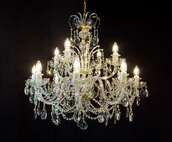 Lampy sufitowe - Elita bohemia Żyrandol kryształowy 12-ramienny - Bohemia L 605/12/19 MAT - miniaturka - grafika 1