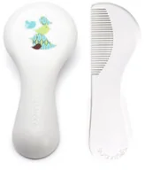 Inne akcesoria do pielęgnacji dzieci - SUAVINEX Szczotka i grzebień kolor biały 3162385 - miniaturka - grafika 1