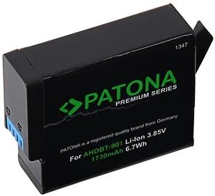 GOPRO PATONA PATONA - Bateria Aku Hero 91730mAh Li-Ion Premium - Akcesoria do kamer sportowych GOPRO PATONA PATONA - Bateria Aku Hero 91730mAh Li-Ion Premium - Akcesoria do kamer sportowych - miniaturka - grafika 1