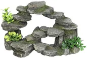 Dekoracje do akwarium - Nobby 28301 akwarium dekoracja Aqua ozdoby "skała arkusz" z roślin 26.5 x 15 x 16.5 cm - miniaturka - grafika 1