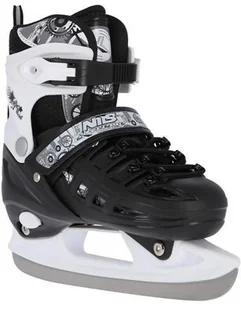 Nils EXTREME NH10905 4w1 CZARNE ROZM. M(35-38) ŁYŻWOROLKI Z WYM. PŁOZĄ HOKEJOWĄ EXTREME 16-25-024 - Rolki - miniaturka - grafika 2