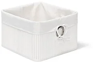 Pudła i pojemniki do przechowywania - Relaxdays 10020067_49 bambusowy kosz z wyjmowanym wkładem, odpowiedni na regał i szafę, wymiary: 31 x 31 x 20 cm, biały B01EVG2VUU - miniaturka - grafika 1