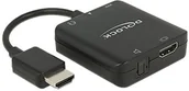 Kable - DeLock DeLOCK Adapter przewód HDMI-A Male > HDMI + Audio Extractor 4 K Delock 62784 - miniaturka - grafika 1