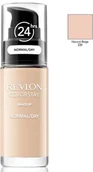 Podkłady do twarzy - Revlon ColorStay 220 Natural Beige 30ml podkład z pompką do skóry normalnej i suchej z kompleksem SoftFlex 309974677059 - miniaturka - grafika 1