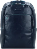 Torby na laptopy - Piquadro Blue Square Plecak skórzana 43 cm przegroda na laptopa blue CA4762B2-BLU2 - miniaturka - grafika 1