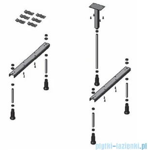 Riho Lyra wanna asymetryczna 153x100cm lewa nóżki - Wanny - miniaturka - grafika 3