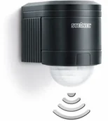 Czujniki ruchu i zmierzchu - Steinel Czujnik ruchu PIR 602710 przekaźnik czarny IP54 Nadtynkowy Ścienny - miniaturka - grafika 1