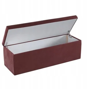 Dekoria.pl Dekoria.pl Skrzynia tapicerowana bordowy 90 × 40 × 40 cm Velvet 525-704-26 - Pufy i podnóżki Dekoria.pl Dekoria.pl Skrzynia tapicerowana bordowy 90 × 40 × 40 cm Velvet 525-704-26 - Pufy i podnóżki - miniaturka - grafika 2