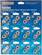 Narzędzia rowerowe - Weldtite weldtite Track matki, 24 sztuk, czarna, 5/6 cm, TL08360 - miniaturka - grafika 1