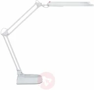 Lampy stojące - MAUL Jakob GmbH LED lampa stołowa Atlantic m. Stojak biały - miniaturka - grafika 1