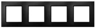 Klawisze i ramki - Ospel Aria czarny ramka R-4U/33 R-4U/33 - miniaturka - grafika 1