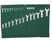 Klucze i nasadki - Sata Klucze Płasko Oczkowe 09027 23EL Pokrowiec - miniaturka - grafika 1