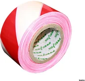 Akcesoria BHP - Reis TASO100-31S - TAŚMA OSTRZEGAWCZA biało-czerwona 100m. - miniaturka - grafika 1