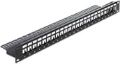 Pozostałe akcesoria sieciowe - Delock 19Z Keystone Patch Panel 24 Port with strain relief - 43277 - miniaturka - grafika 1