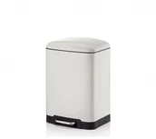 Kosze na śmieci - Kela STALOWY KOSZ NA ŚMIECI 12 L DAVINO BIAŁY FREEFORM KE-10904 - miniaturka - grafika 1