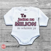 Body dla niemowląt - Poczpol Ta jedna na milion to właśnie ja - body niemowlęce PRZPOC-6-1987 - miniaturka - grafika 1
