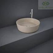 Umywalki - RAK Ceramics Ceramics FEELING UMYWALKA SLIM NABLATOWA OKRĄGŁA 42 CM CAPPUCCINO MAT (514) FEECT4200514A - miniaturka - grafika 1