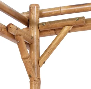 vidaXL Pergola bambusowa, 170x170x220 cm - Kratki i pergole - miniaturka - grafika 3