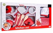 Zabawki AGD - Akcesoria Kuchenne 14 elementów rękawica, fartuch - miniaturka - grafika 1