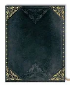 Szkolne artykuły papiernicze - Paperblanks Notatnik Midnight Rebel Ultra Linia - miniaturka - grafika 1