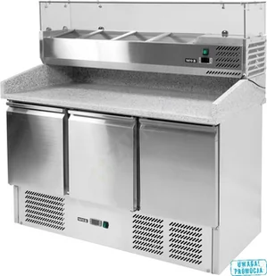 Yato STÓŁ CHŁODNICZY DO PIZZY 368L 6xGN1/4 YG-05305 - Szafy i witryny chłodnicze - miniaturka - grafika 3