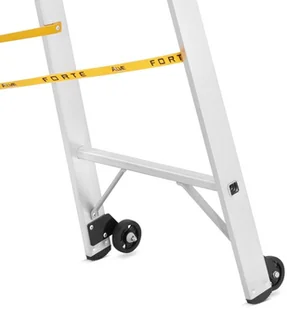 ALOSS 996 99675100 Drabina montażowa jednostronna z dwoma kółkami wysokość robocza 4,12m) 75100-uniw - Drabiny - miniaturka - grafika 7