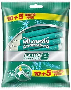 WILKINSON EXTRA2 SENSITIVE 10+5 GRATIS MASZYNKA DO GOLENIA 7004197E - Maszynki do golenia i wkłady - miniaturka - grafika 2