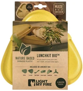 Light My Fire Zestaw turystyczny LunchKit BIO - mustyyellow 2413710210 - Kuchnia turystyczne i akcesoria - miniaturka - grafika 4