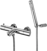 Baterie wannowe i prysznicowe - Paffoni LIGHT czarny mat LIQ023NO - miniaturka - grafika 1