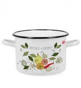 Garnki - Emalia Olkusz OLKUSZ WARZYWA GARNEK 22 CM 5,5 L STAL EMALIOWANA INDUKCJA 698402 - miniaturka - grafika 1
