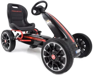 Super-Toys WIELKI LICENCJONOWANY GOKART FIAT ABARTH KOŁA EVA JAKOŚĆ /PB9388A PB-9388A-BIAŁY - Jeździki dla dzieci Super-Toys WIELKI LICENCJONOWANY GOKART FIAT ABARTH KOŁA EVA JAKOŚĆ /PB9388A PB-9388A-BIAŁY - Jeździki dla dzieci - miniaturka - grafika 2
