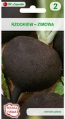 Nasiona i cebule - Legutko Rzodkiew zimowa RUNDER SCHWARZER - miniaturka - grafika 1