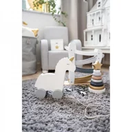 Zabawki interaktywne dla dzieci - JaBaDaBaDo JaBaDaBaDo - Drewniany Miś Jednorożec do Ciągnięcia Jabadabado - miniaturka - grafika 1