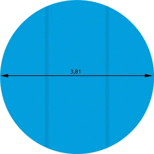 TecTake Plandeka pokrywa na basen folia solarna okrągła 381 cm 403108 - Akcesoria do basenów - miniaturka - grafika 6