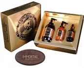 Kosmetyki i akcesoria do pielęgnacji brody - Immortal Infuse Beard Care Zestaw Lux z Kartaczem - miniaturka - grafika 1