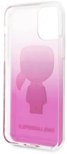 Karl Lagerfeld Iconic Karl Gradient Etui iPhone 11 Pro (różowy) KLHCN58TRDFKPI - Etui i futerały do telefonów - miniaturka - grafika 4