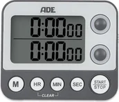 Minutniki - ADE Minutnik Dual szary TD2100-2 - miniaturka - grafika 1