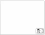Papier do drukarek - Apli 014254 zestaw 25 arkuszy karton 500 x 650 mm, biały 014254 - miniaturka - grafika 1