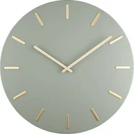 Zegary - Karlsson Zegar ścienny Charm szarozielony KA5716DG - miniaturka - grafika 1