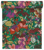 Tapety - Tapeta Floral Impression 377561 zielona winylowa na flizelinie - miniaturka - grafika 1
