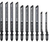 Brzeszczoty - TROTEC Zestaw brzeszczotów do wyrzynarki do drewna, 10-częściowy - miniaturka - grafika 1