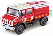 Samochody i pojazdy dla dzieci - Bburago BB32017 1:50 Emergency Mercedes Benz Unimog U5000 - miniaturka - grafika 1