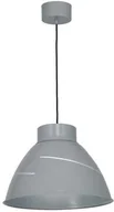 Lampy sufitowe - Luminex Lampa wisząca zwis żyrandol Luxor 1x60W E27 szara 8993 - miniaturka - grafika 1