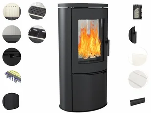 piec wolnostojący Koza Ab Dolot 8kw Stal-żeliwo - Piece wolnostojące - miniaturka - grafika 3